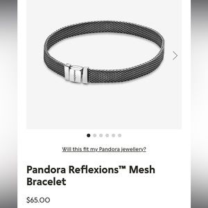 Pandora Reflections Mesh Bracelet